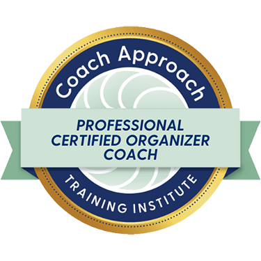 Professional Certified Organizer Coach Credential Badge - Coach Approach Training Institute Professional Certified Organizer Coach Credential Badge - Coach Approach Training Institute